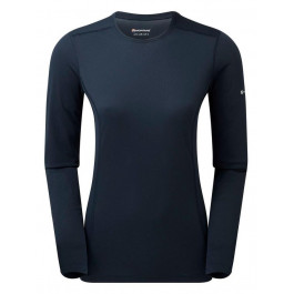   Montane Жіноча термокофта  Female Dart Lite Long Sleeve T-Shirt Eclipse Blue (FDLLSECLA15) M