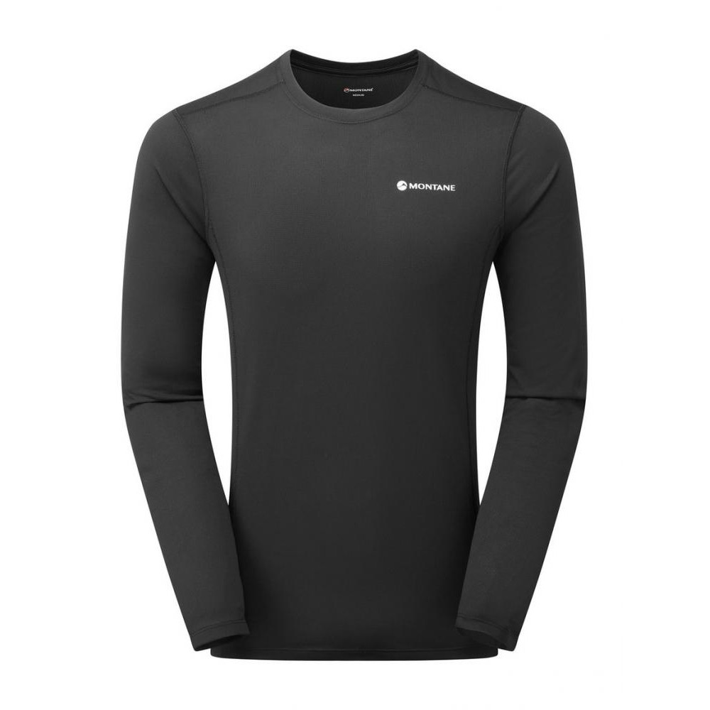 Montane Термокофта  Dart Lite Long Sleeve T-Shirt Black (MDLLSBLAN17) XL - зображення 1