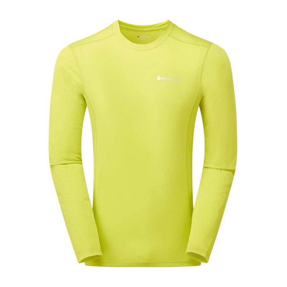 Montane Термокофта  Dart Lite Long Sleeve T-Shirt Citrus Spring (MDLLSCSPM17) M - зображення 1