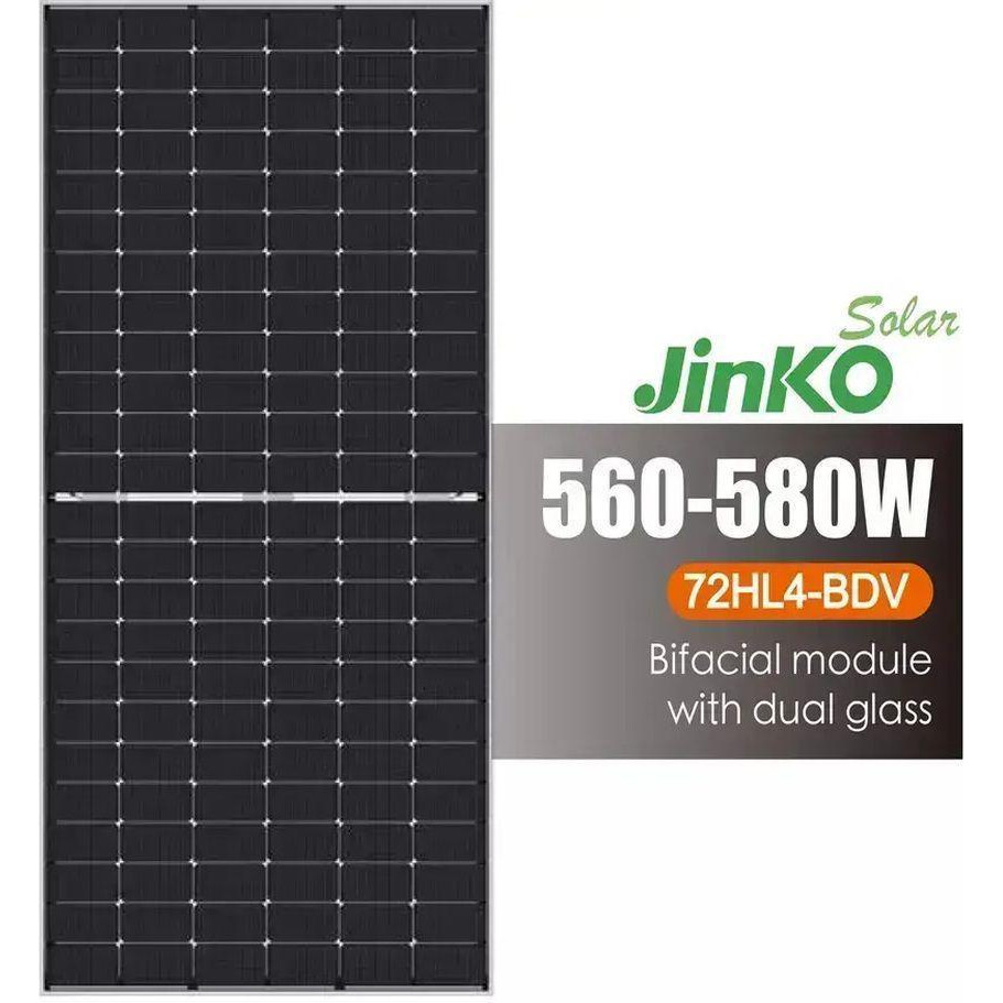 Jinko Solar JKM-580N-72HL4-BDV N-type - зображення 1