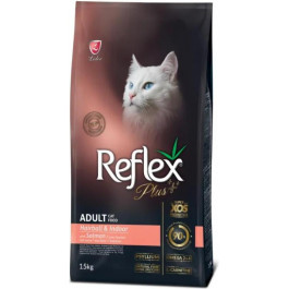   Reflex Plus Adult Cat Hairball Indoor Salmon 15 кг RFX-407