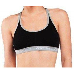   Icebreaker Термобелье  BF150 SPRITE RACERBACK BRA black 2021 / размер S