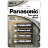 Panasonic AA bat Alkaline 4шт Everyday Power (LR6REE/4BR) - зображення 1