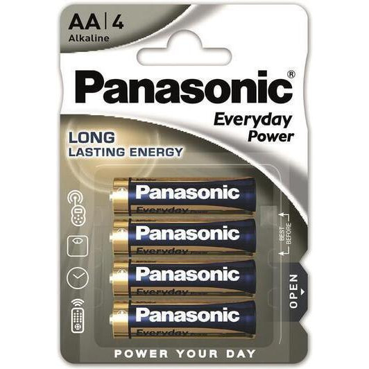 Panasonic AA bat Alkaline 4шт Everyday Power (LR6REE/4BR) - зображення 1