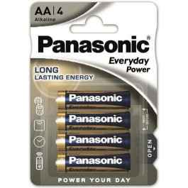   Panasonic AA bat Alkaline 4шт Everyday Power (LR6REE/4BR)