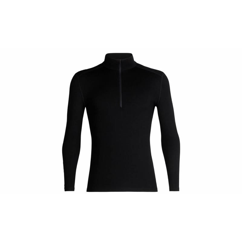 Icebreaker Светр  BF 260 Tech LS Half Zip MEN black 2024/25 M - зображення 1