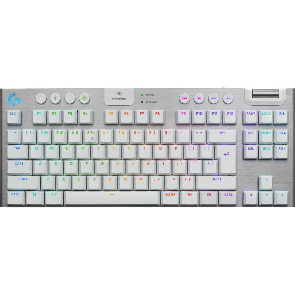 Logitech G915 TKL X TACTILE White (920-012737) - зображення 1