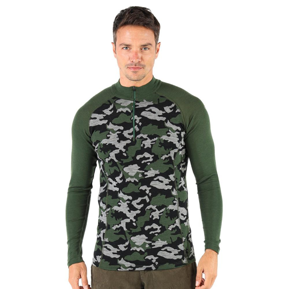 Woolona Термокофта  Asker Zip Green M (WOO-ASKER -ZIP-GR-M) - зображення 1