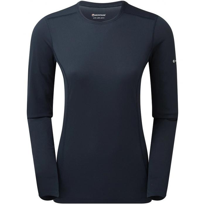 Montane Термокофта  Female Dart Lite Long Sleeve T-Shirt Eclipse Blue XS (1004-FDLLSECLA15) - зображення 1