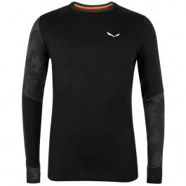   Salewa Термокофта  Cristallo Long Sleeve Mns XL Чорний (1054-013.002.9417)