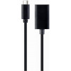 Cablexpert USB-C to DisplayPort Black (A-CM-DPF-02) - зображення 1