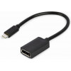 Cablexpert USB-C to DisplayPort Black (A-CM-DPF-02) - зображення 3