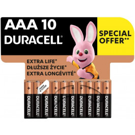   Duracell AAA bat Alkaline 10шт (5002509)