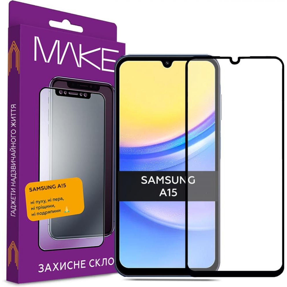 MAKE Скло захисне  Samsung A15 (MGF-SA15) - зображення 1