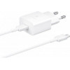 Samsung 15W PD Power Adapter (with Type-C cable) White (EP-T1510XWE) - зображення 1