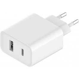   Xiaomi Mi 33W Wall Charger (Type-A+Type-C) EU White (BHR4996GL)