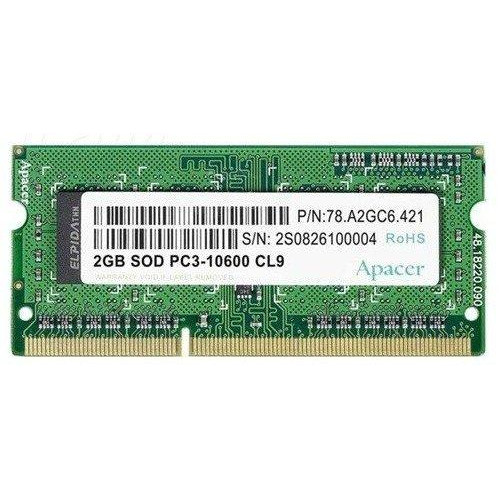 Apacer 8 GB SO-DIMM DDR3 1600 MHz (DS.08G2K.KAM) - зображення 1