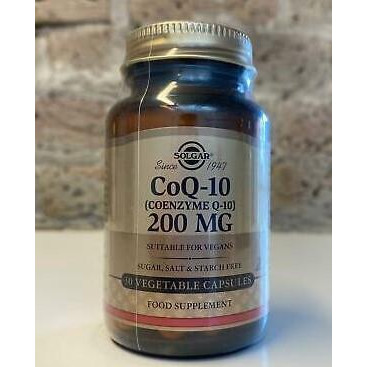 Solgar CoQ-10 200 mg vegan 30 жувальних капсул - зображення 1