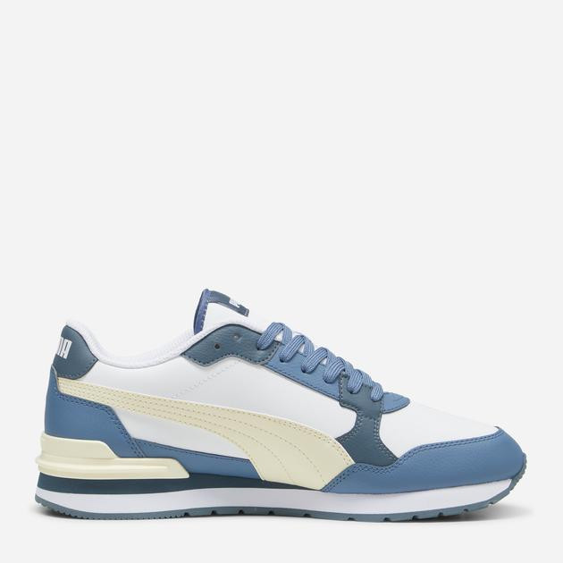 PUMA Чоловічі кросівки  ST Runner v4 L 39906803 40 (6.5UK) 25.5 см  White-Creamy Vanilla-Blue Horizon-Gra - зображення 1