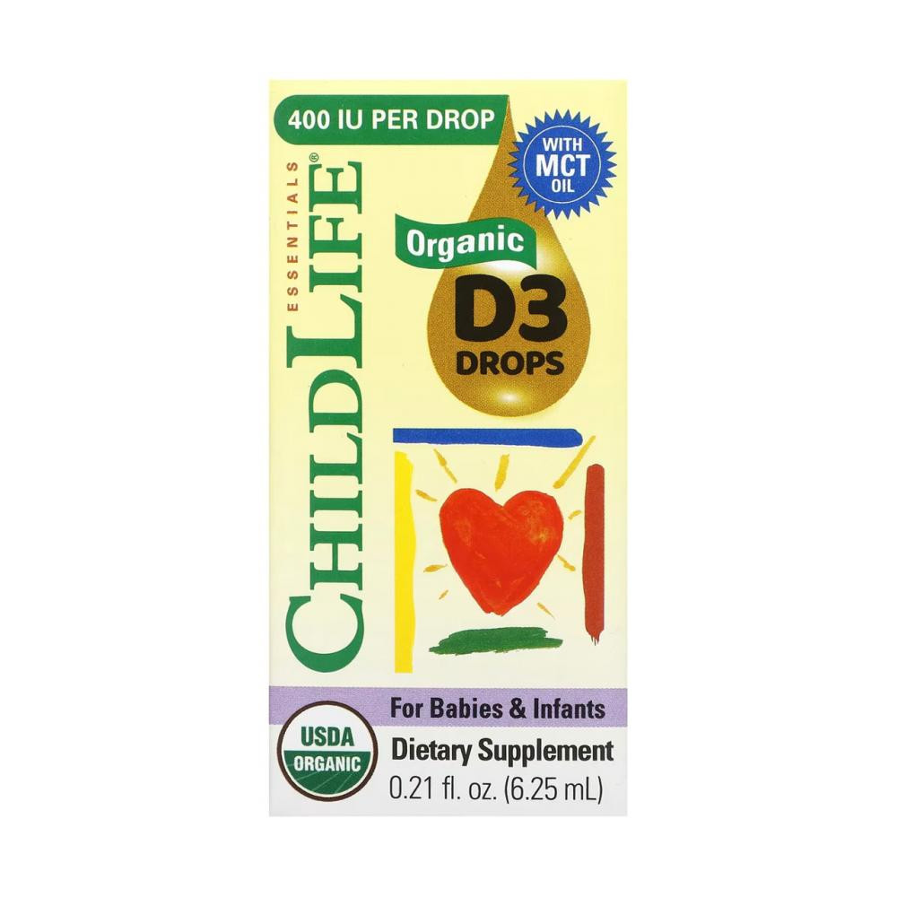 ChildLife Organic Vitamin D3 Drops - 6.25 ml - зображення 1