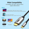 Vention USB Type-C to HDMI v2.0 1.5m Grey (CRBBG) - зображення 8