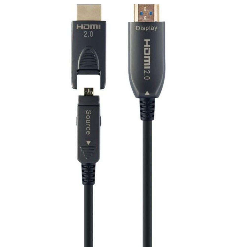 Cablexpert HDMI to HDMI 30m Black (CCBP-HDMID-AOC-30M) - зображення 1