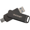 PATRIOT 32 GB Rage R550 USB 3.2 Gen 1 Type-A+C Black (PE32GR550DSAD) - зображення 1