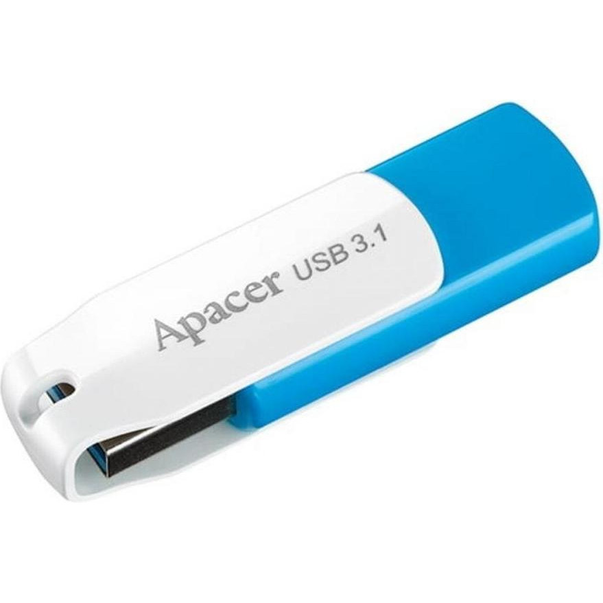 Apacer 128 GB AH357 USB3.2 Ocean Blue (AP128GAH357U-1) - зображення 1