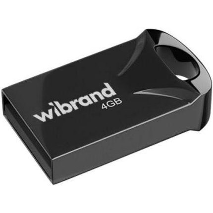 Wibrand 4 GB Hawk Black USB 2.0 (WI2.0/HA4M1B) - зображення 1