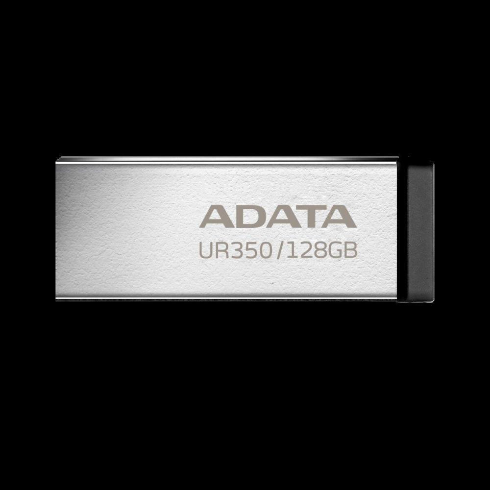 ADATA 128 GB UR350 USB 3.2 Silver/Black (UR350-128G-RSR/BK) - зображення 1