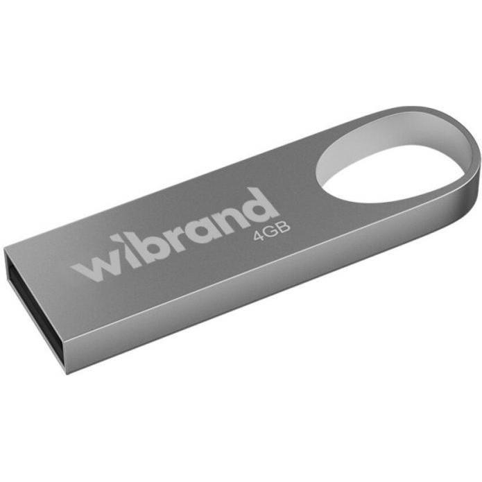 Wibrand 4 GB Irbis Silver USB 2.0 (WI2.0/IR4U3S) - зображення 1