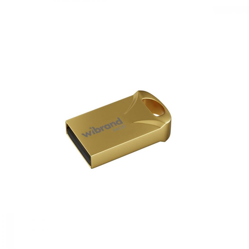 Wibrand 64 GB Hawk Gold USB 2.0 (WI2.0/HA64M1G) - зображення 1