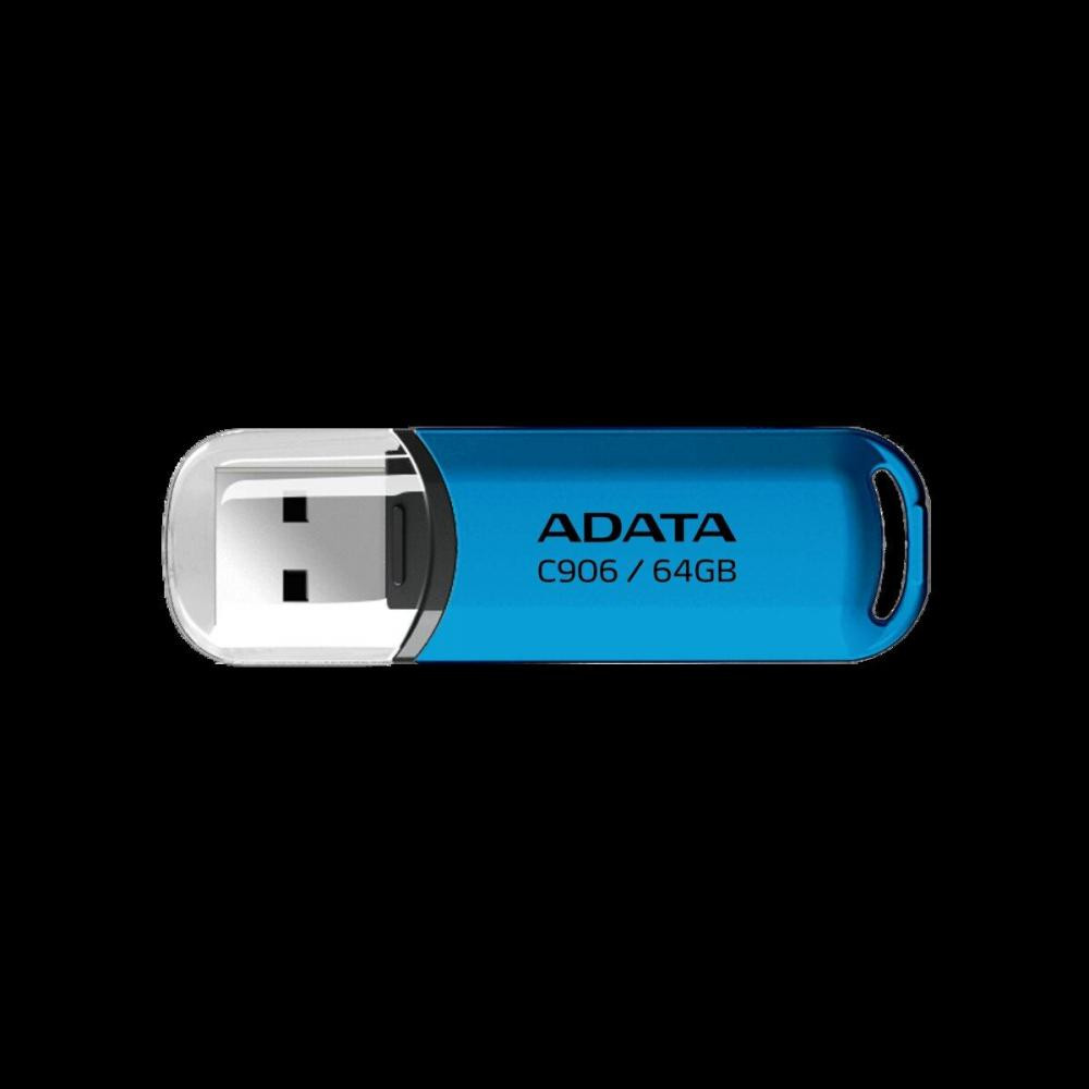 ADATA 64 GB C906 USB 2.0  Blue (AC906-64G-RWB) - зображення 1