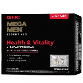   GNC Mega Men Health&Vitality 30 packs