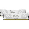 Kingston FURY 32 GB (2x16GB) DDR5 7600 MHz Renegade Silver/White (KF576C38RWK2-32) - зображення 4