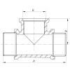 KOER Тройник 1/2" НВН  KF.T06MFM (KF0070) - зображення 2