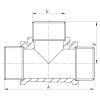 KOER Тройник 1/2'' ННН  KF.T06M (KF0069) - зображення 2