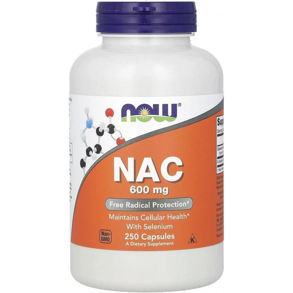 Now (NAC N-Acetyl Cysteine) 250 капсул - зображення 1