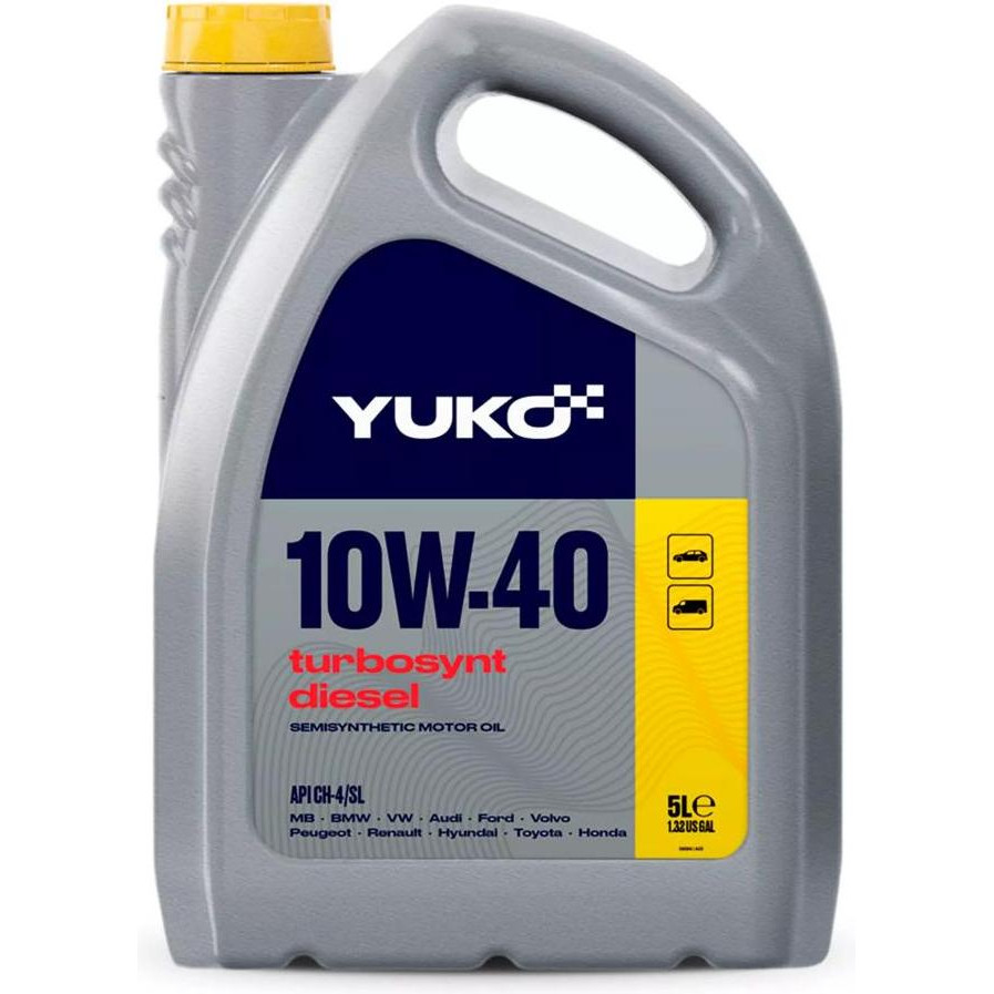 Yuko TURBOSYNT DIESEL 10W-40 5л - зображення 1