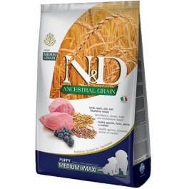   Farmina N&D Ancestral Grain Puppy Medium Lamb and Blueberry 2,5 кг