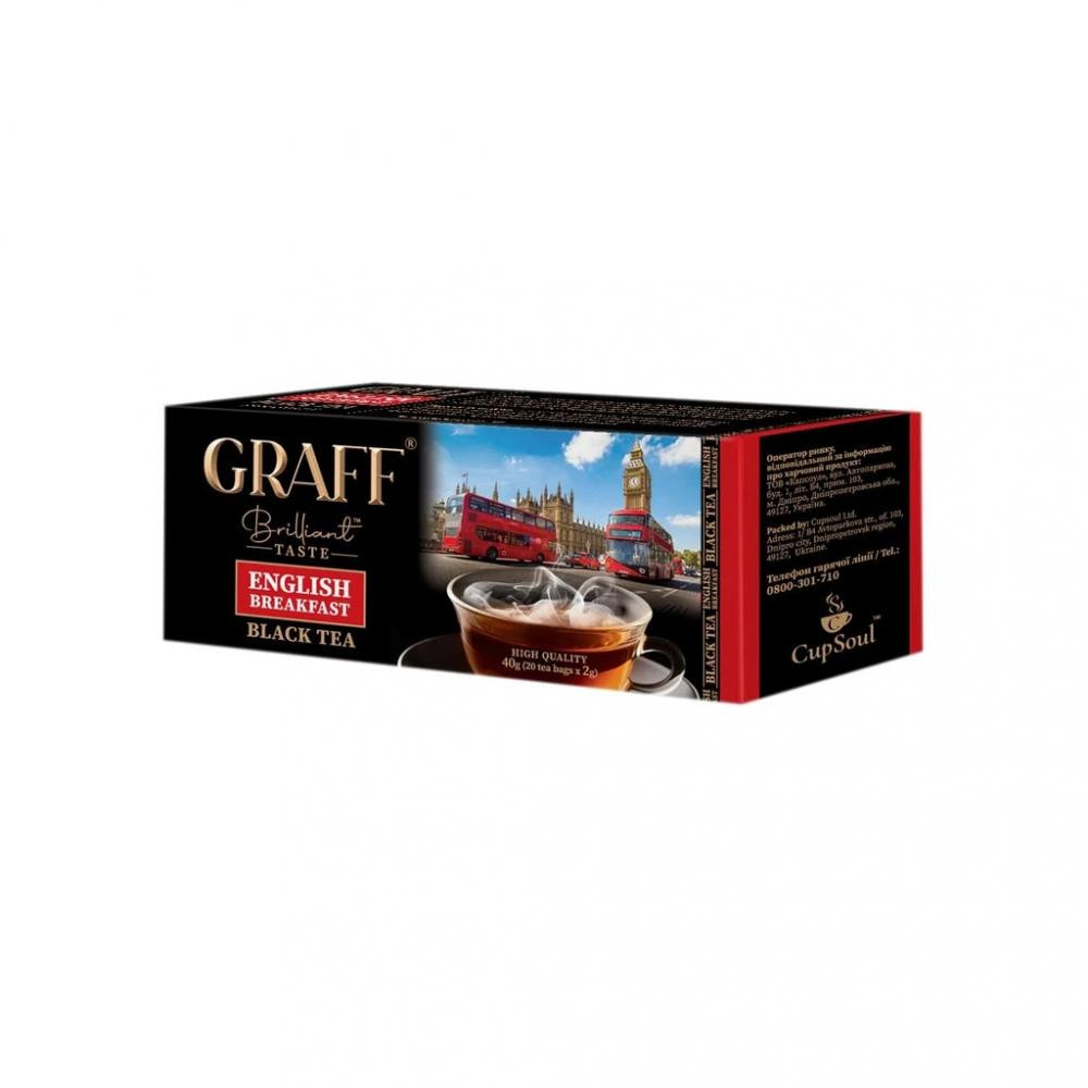 Graff Чай  English Breakfast 20х2 г (4820279610016) - зображення 1