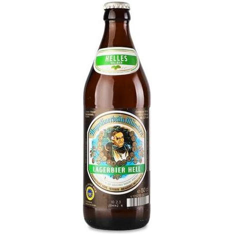 Augustiner Пиво  Lagerbier Hell світле, 0,5 л (4105250022003) - зображення 1