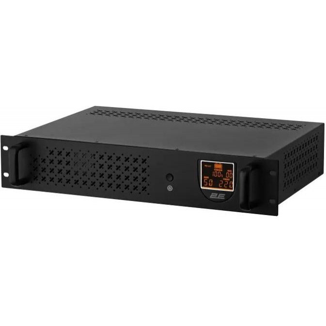 2E RE650, 650VA/360W, RM 2U, LCD, USB, 2xSchuko (2E-RE650) - зображення 1