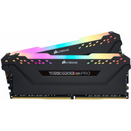   Corsair 16 GB (2x8GB) DDR4 3600 MHz Vengeance RGB Pro Black (CMW16GX4M2D3600C18)