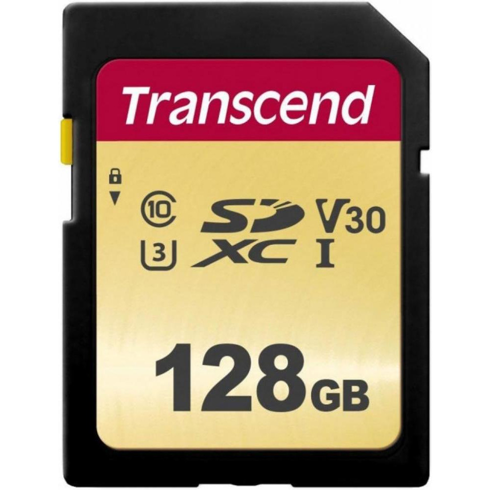 Transcend 128 GB SDXC UHS-I U3 500S TS128GSDC500S - зображення 1