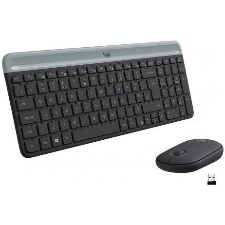 Logitech MK470 Wireless Slim Graphite RU (920-009206) - зображення 1