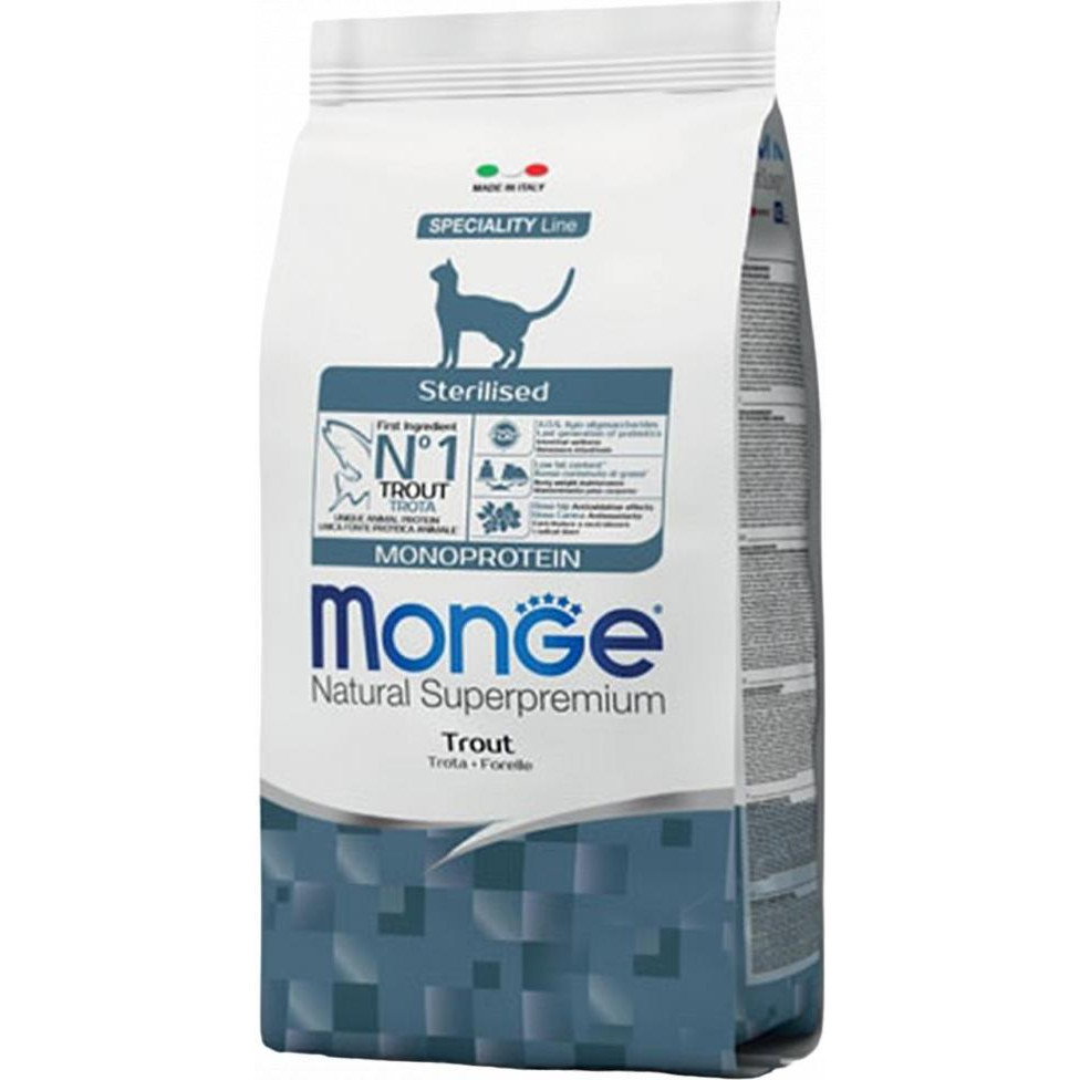 Monge Monoprotein Sterilised Trout 1.5 кг (8009470005494) - зображення 1