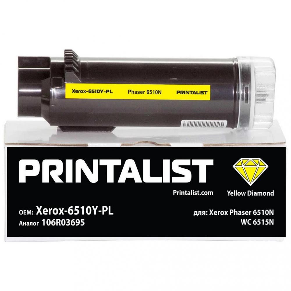 Printalist Картридж Xerox 106R03695 Yellow (Xerox-6510Y-PL) - зображення 1