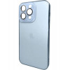 AG Glass Sapphire Frame MagSafe Logo for Apple iPhone 13 Pro Max Sierra Blue (AGSappiFRP13PMSierra) - зображення 1