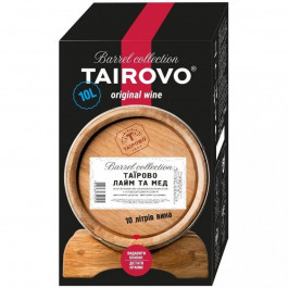   Tairovo Винний напій  Лайм та Мед бiлий напiвсолодкий bag-in-box 10 л (4820236722004)